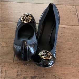 Tory Burch paten leather wedge